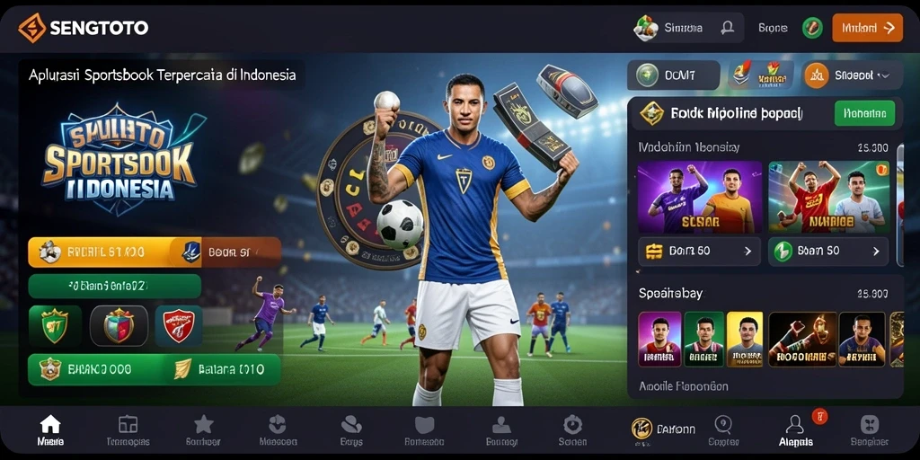 Tampilan menarik dari gameplay taruhan olahraga di SENGTOTO.