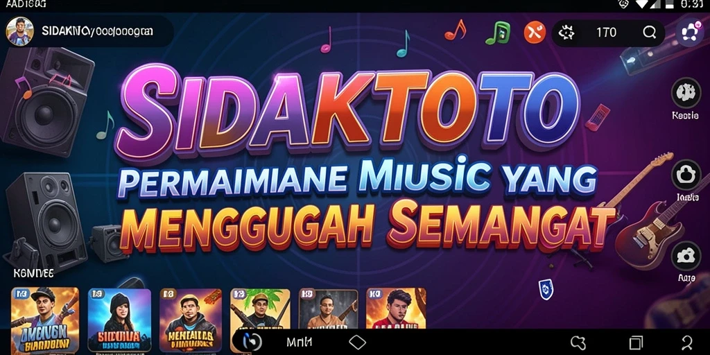 Tampilan gameplay menarik SIDAKTOTO yang penuh warna.