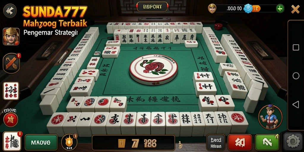 Screenshot SUNDA777 menunjukkan gameplay Mahjong yang seru dan menantang.